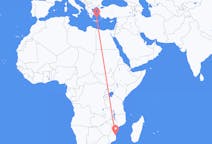 Flyreiser fra Vilankulo, Mosambik til Santorini, Hellas