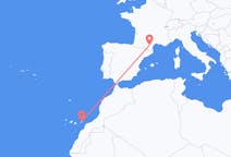 Vols depuis la ville de Fuerteventura vers la ville de Carcassonne