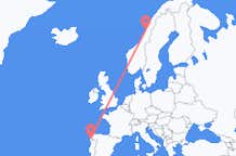 Flüge von Sandnessjøen, Norwegen nach Vigo, Spanien