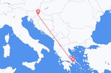 Vols de Zagreb pour Athènes