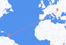 Flyrejser fra Tobago, Trinidad og Tobago til Oradea, Rumænien