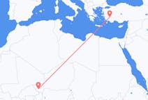 Flights from Niamey to Denizli