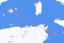 Flyg från Lampedusa, Italien till Palma de Mallorca, Spanien