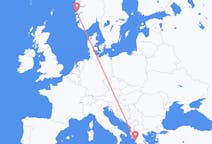 Flights from Bergen to Preveza