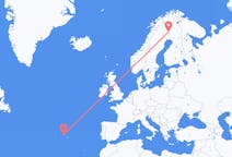 Flights from Terceira Island, Portugal to Pajala, Sweden