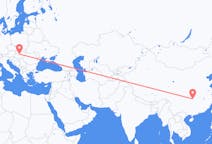 Flights from from Zhangjiajie to Budapest