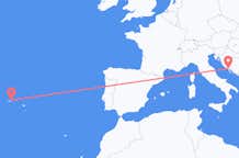 Flights from São Jorge Island, Portugal to Split, Croatia