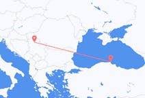 Loty z Synopa w Turcji do Belgradu w Serbii
