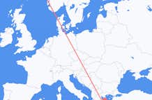 Flights from Stord to Athens