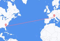 美国出发地 薩凡納飞往美国目的地 米蘭的航班