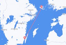 เที่ยวบิน จาก มารีเอฮัมน์, หมู่เกาะโอลันด์ ไปยัง คาลมาร์, สวีเดน