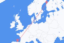 Flights from Santander to Vaasa