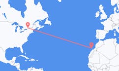 Flyg från Ogdensburg, USA till Lanzarote, Spanien