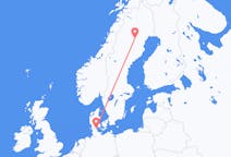 Vluchten van Sønderborg, Denemarken naar Arvidsjaur, Zweden