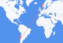 Flyreiser fra Concepción, Chile til Stavanger, Norge