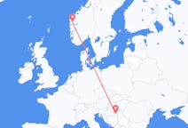 Flights from Osijek, Croatia to Førde, Norway