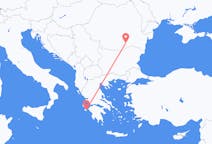 Flights from Zakynthos Island in Greece to Bucharest in Romania