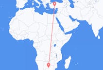 Flights from Gaborone to Konya