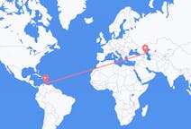 Flyrejser fra Willemstad, Curaçao til Makhatjkala, Rusland