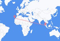 Flyg från Siborong-Borong, Indonesien till Las Palmas de Gran Canaria, Indonesien