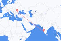 Flyreiser fra Mangalore, til București