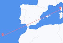 出发地 葡萄牙丰沙尔目的地 法国阿雅克肖的航班
