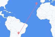 Flyg från Cascavel (kommun i Brasilien, Paraná, lat -25,05, long -53,39), Brasilien till Funchal, Portugal