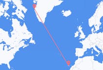 Flüge von Teneriffa, Spanien nach Sisimiut, Grönland