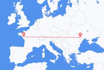 Flyg från Chișinău, Moldavien till Nantes, Frankrike
