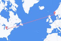 Loty z Windsor w Kanadzie do Haugesund w Norwegii