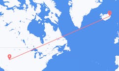 Flights from the city of Salt Lake City, the United States to the city of Egilssta?ir, Iceland