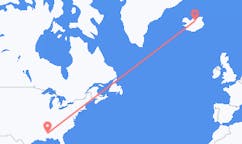 出发地 美国Meridian目的地 冰岛阿克雷里的航班