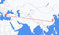 Vols de Shangrao, Chine à Izmir, Turquie