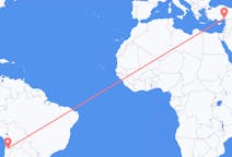 Flights from Calama, Chile to Adana, Turkey