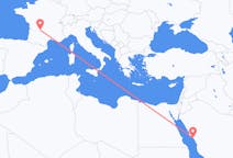 出发地 沙特阿拉伯出发地 延布目的地 法国布里夫拉盖亚尔德的航班