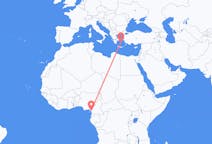 Flyreiser fra Douala, Kamerun til Naxos, Hellas