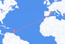 Flights from Tobago, Trinidad & Tobago to Palma de Mallorca, Spain
