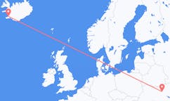 Flyg från staden Kiev till staden Reykjavik