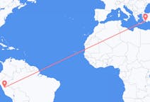 Flights from Huánuco, Peru to Dalaman, Turkey