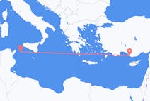 Vols depuis la ville de Pantelleria vers la ville de Gazipaşa