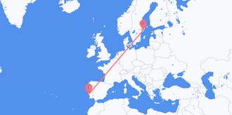 Flyrejser fra Portugal til Sverige