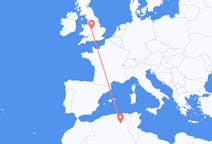 Flyrejser fra Biskra, Algeriet til Birmingham, England