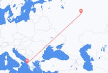 Flights from Yoshkar-Ola, Russia to Corfu, Greece