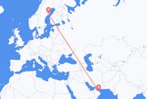 Flights from Muscat, Oman to Umeå, Sweden