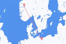 Flights from Sogndal, Norway to Szczecin, Poland