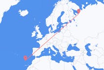 Flyg från Arkhangelsk till Funchal