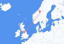 Flights from Røros, Norway to Manchester, the United Kingdom