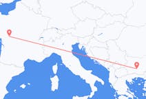 Flyg från Plovdiv, Bulgarien till Poitiers, Frankrike
