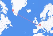 Flights from Dole, France to Nuuk, Greenland