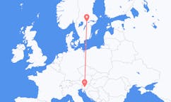 Flyg från Örebro till Ljubljana